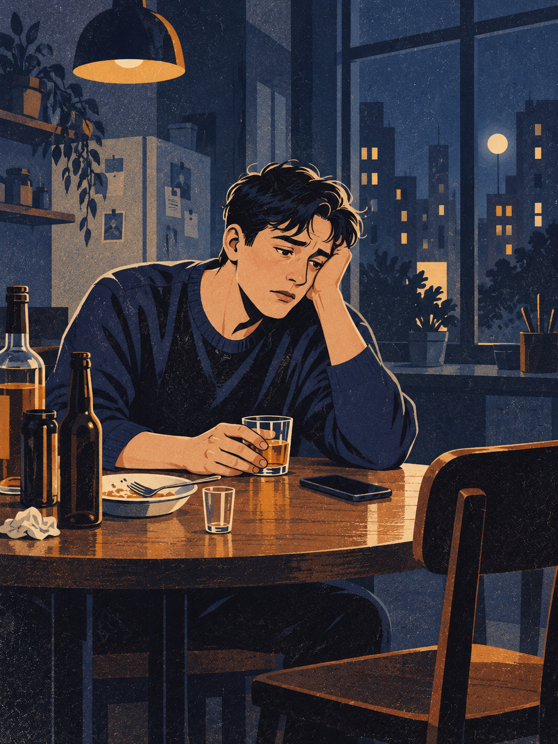 Rượu bia và cảm giác cô đơn: Khi nào cần tìm hỗ trợ?