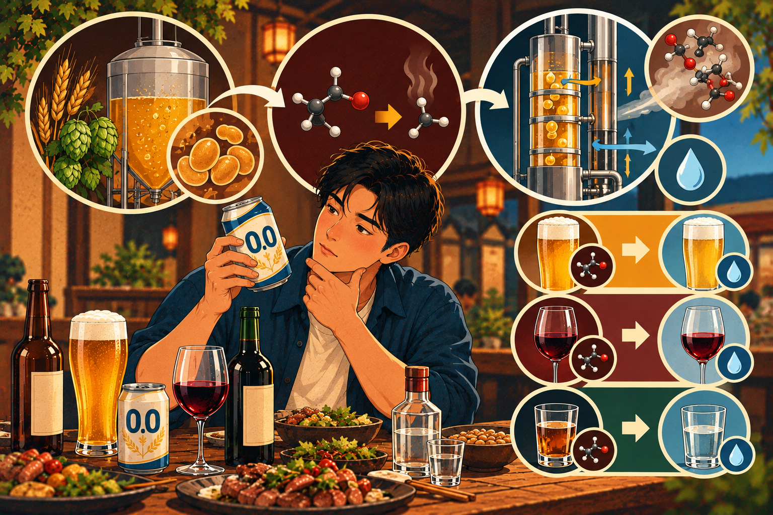 Rượu không cồn 0.0% có thật sự không chứa cồn?