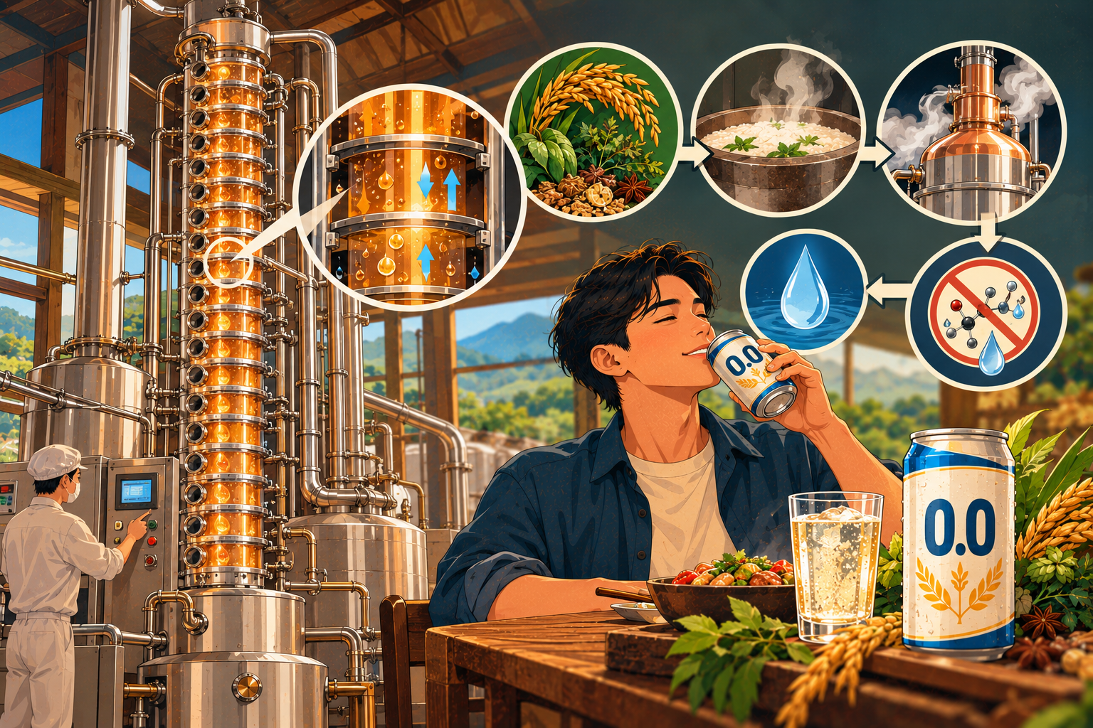 Rượu không cồn 0.0% có thật sự không chứa cồn?