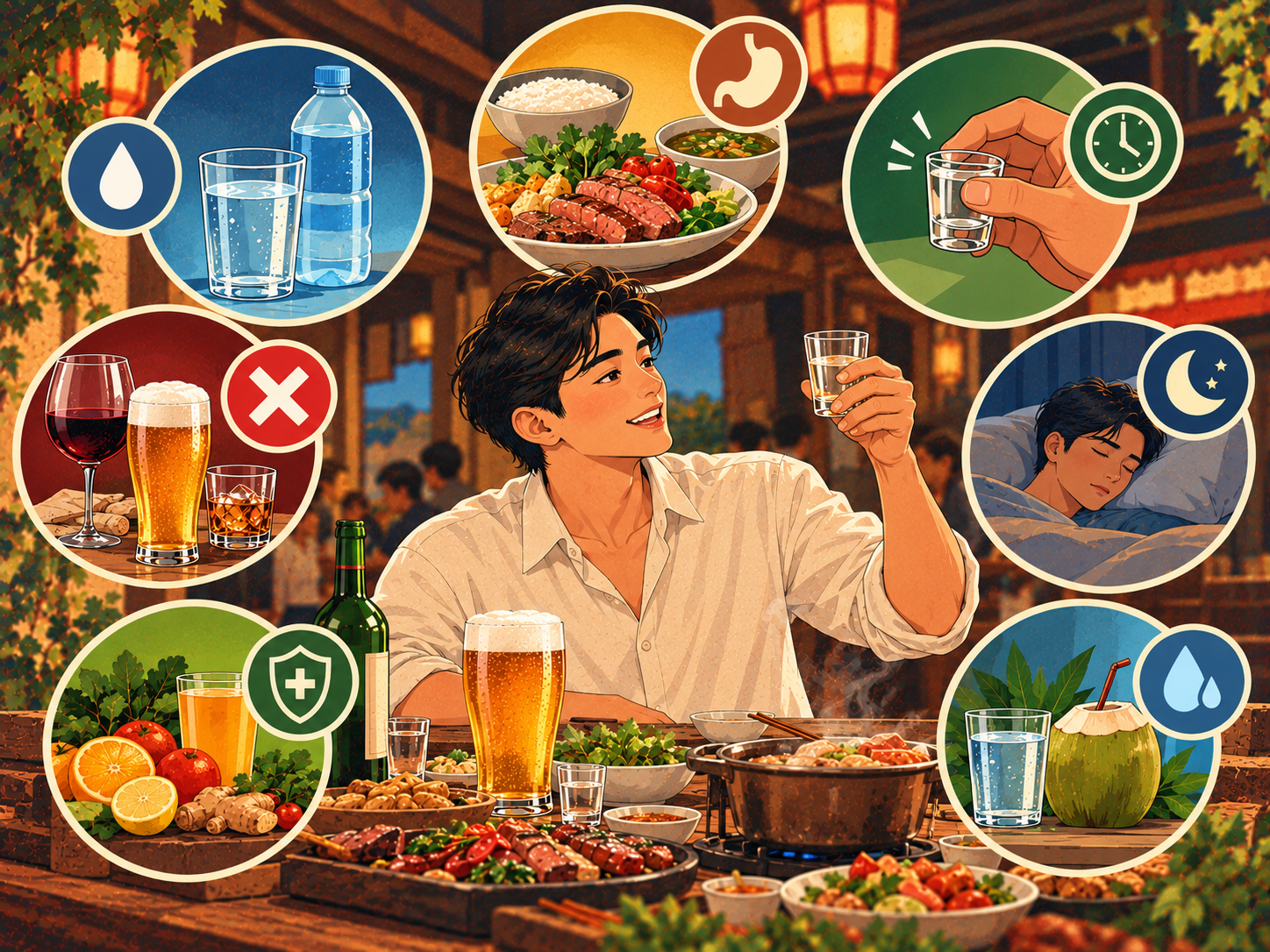 Uống rượu bia khi đói có nguy hiểm hơn không?