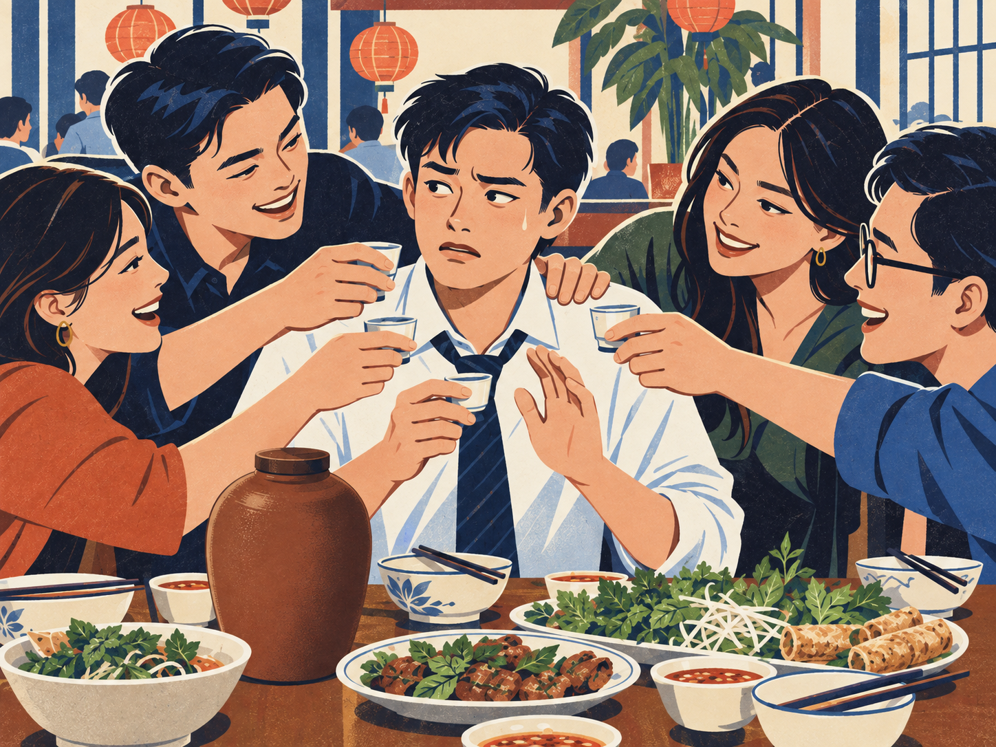 Uống rượu vì áp lực xã hội: Cách nhận diện và ứng phó